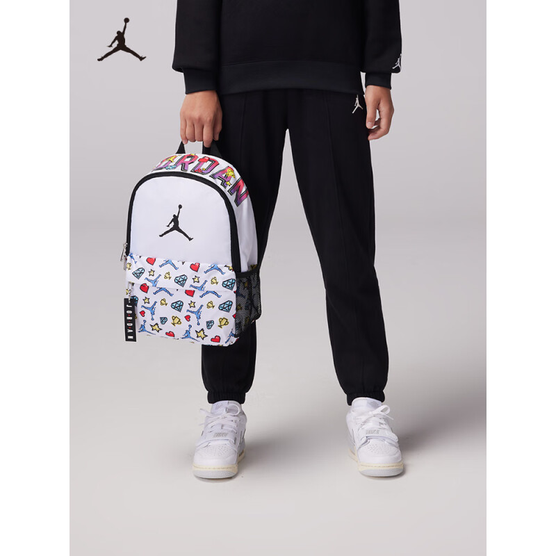 Jordan耐克aj儿童双肩包学生运动背包成人通用经典时尚青少年包