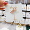 2019 the republic of korea new pattern Necklace bow Pendant Ultra cents sexy personality clavicle