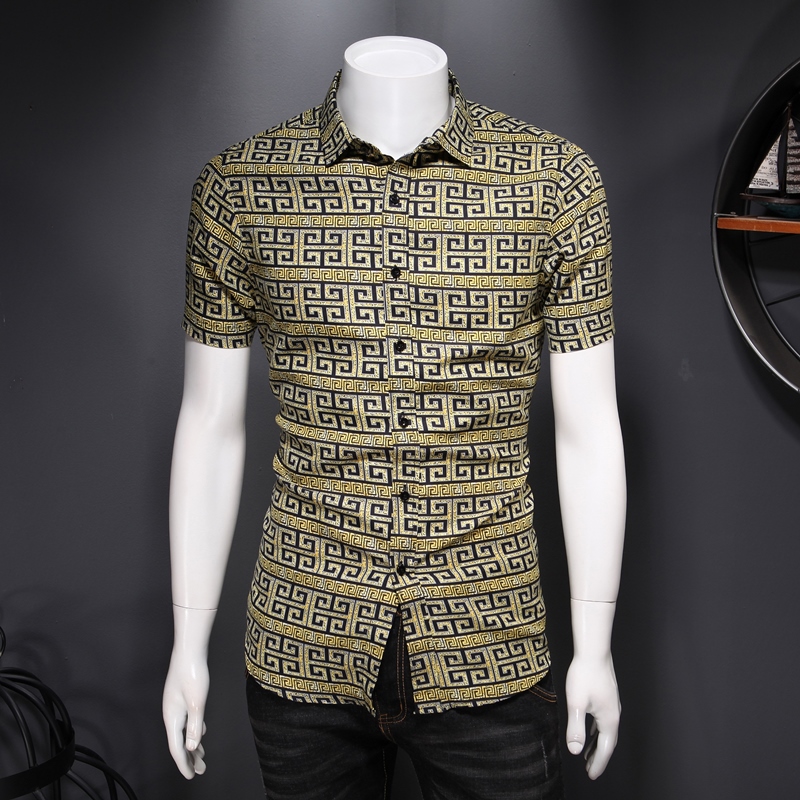 2025花衬衫大码大货已出衬衣沙滩衬衫M-7XL码短袖9817P30假模图，商品下架区商品下架区，星座1106