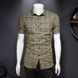 2025花衬衫大码大货已出衬衣沙滩衬衫M-7XL码短袖9817P30假模图，商品下架区，星座1106