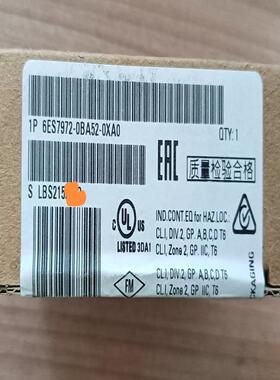 6ES7972-0BA52-0XA0 西门子模块 全新 议价