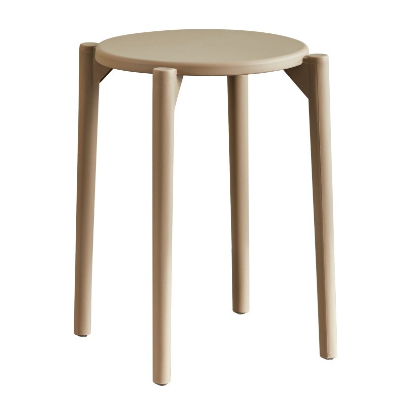 特厚北欧塑料凳子家用加厚t客厅成人靠背椅子创意圆凳经济型高凳