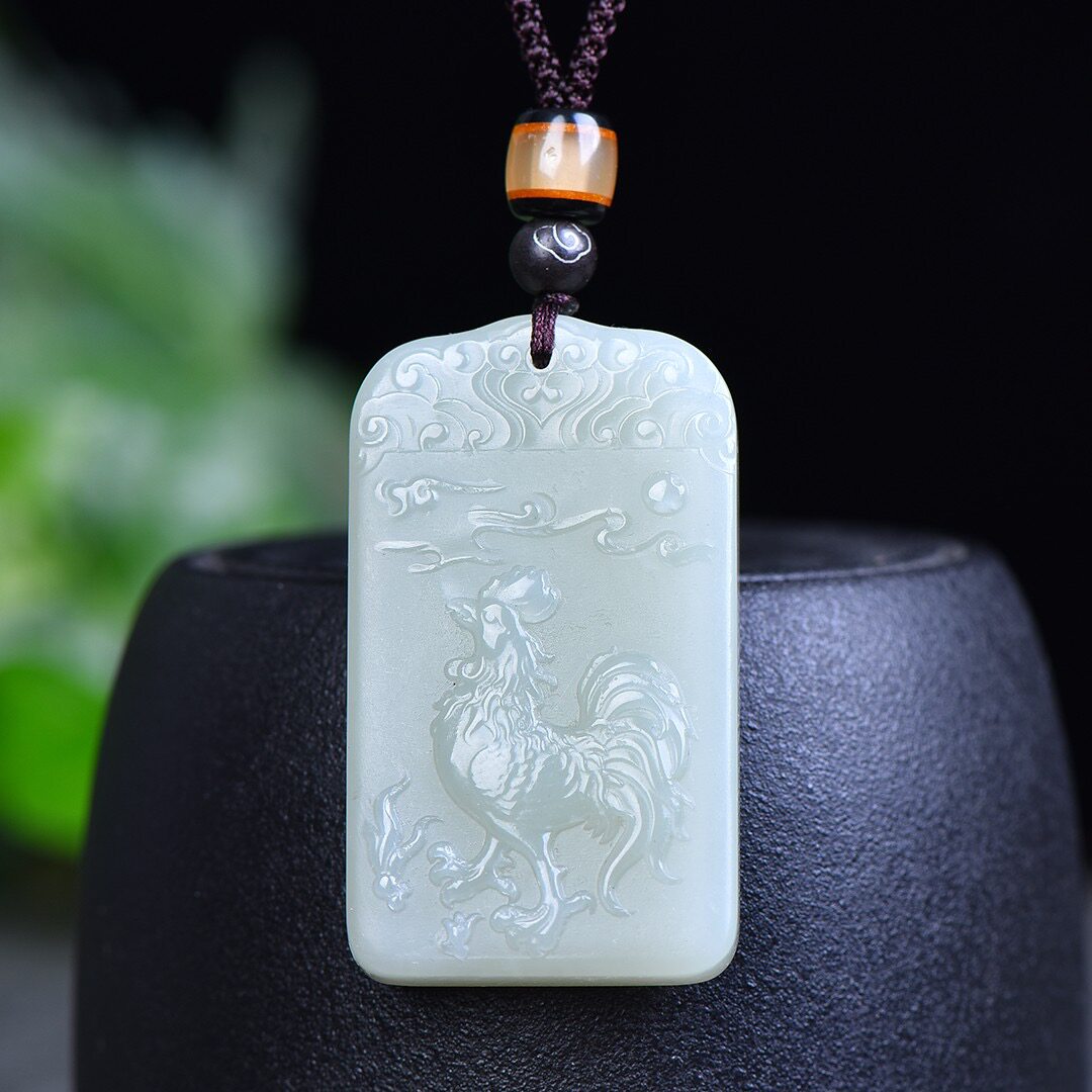 天然十二生肖玉挂件和田玉吊坠生肖玉牌鼠牛虎兔龙蛇马羊猴鸡男女