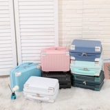 Портативный маленький чемодан, модная трендовая сумка для путешествий подходит для мужчин и женщин с молнией, 14 дюймов