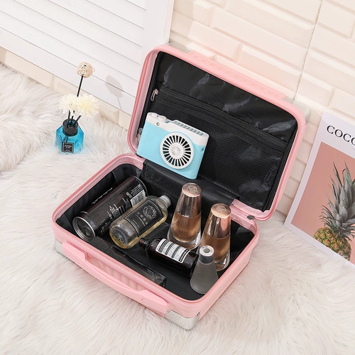 Портативный маленький чемодан, модная трендовая сумка для путешествий подходит для мужчин и женщин с молнией, 14 дюймов