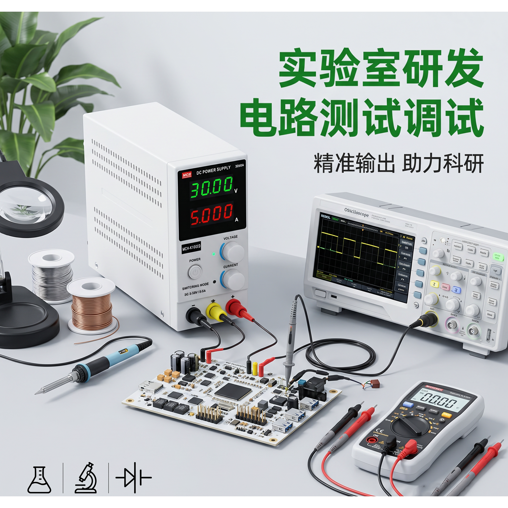 MCH可调直流稳压笔记本手机维修电源它仪表仪器器送变电流仪测试