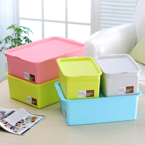 带盖零食宿舍衣柜收纳盒子储物箱