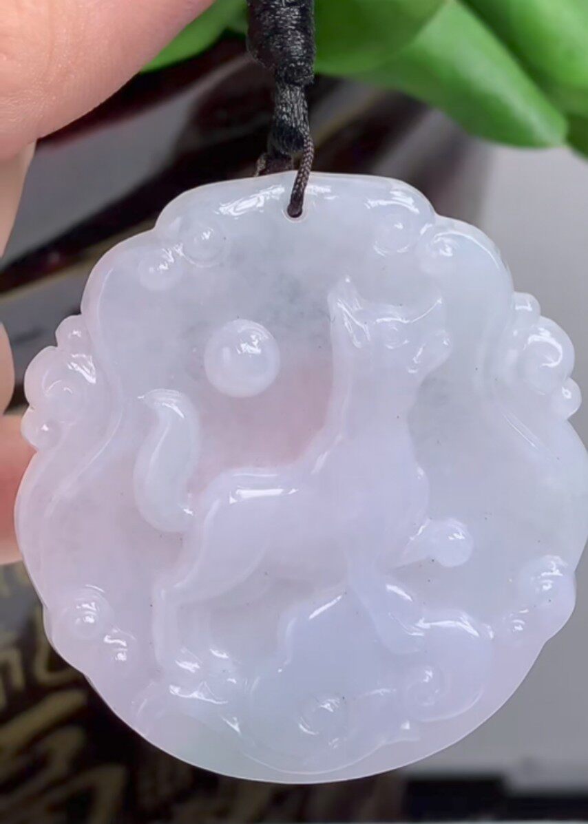 翡翠生肖狗牌玉挂件玉吊坠玉坠缅甸正品天然翡翠老坑a货冰种玉佩