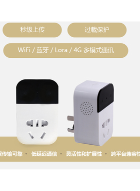计量监测插座4G/WiFi能耗插座远程定时控制节能LoRa蓝牙系统API