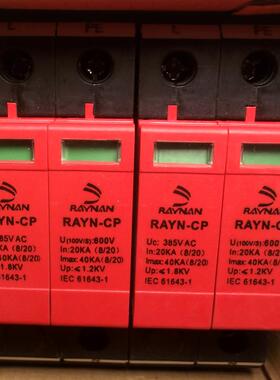 RAYN-CP/20KA/1+NPE单相 48V-20KA模块式直流电源浪涌保护器 防雷