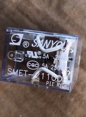 SMET-2110DP 110VDC线圈电压 全新原装正品SANYOU/三友继电器特价