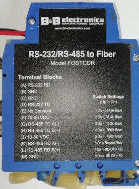 FOSTCDR RS-232/RS-485  TO FIBER Modules SERIAL TO MULTI-MODE