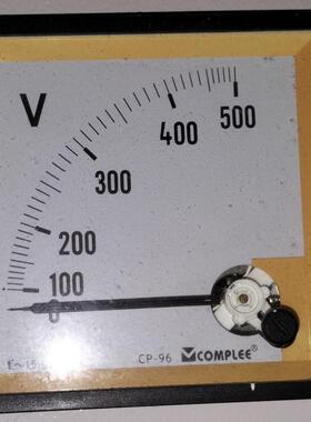 CP-96 30/5A电流表 COMPLEE康比利CP-96电压表0-500V库存新电箱拆