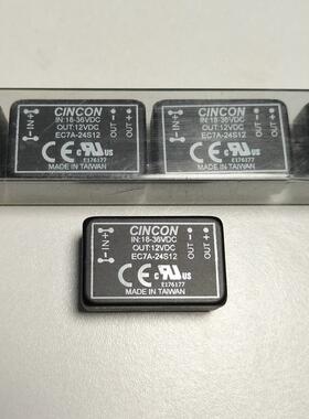 EC7A-24S12 CINCON幸康 18-36V转12V转0-835mA 10W DC-DC转换器