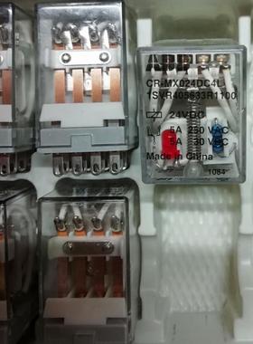 CR-MX024DC4L 1SVR405633R1100 24VDC ABB小型中间继电器现货特价