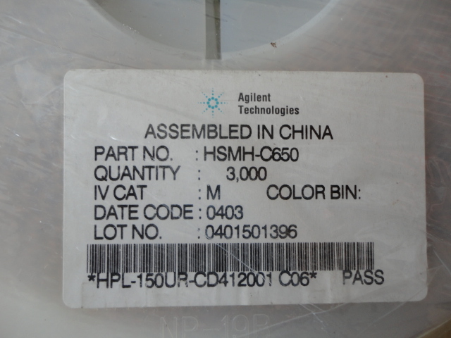 HSMH-C650 美国Avago安华高 3216 1206红发红高亮LED 雾状散射LED