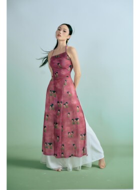 SOSO佳小唐人弹力软糯国风爵士舞斜肩吊带开叉新中式古典舞舞蹈服