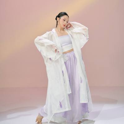 古风新中式国风外纱舞蹈演出服女