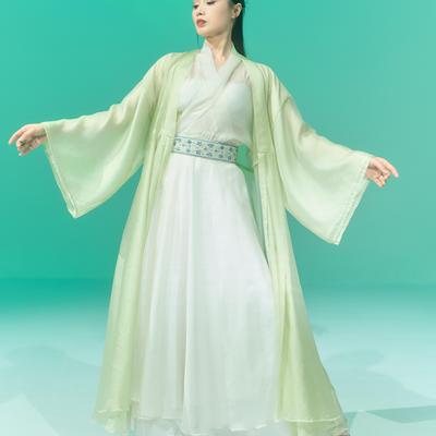 SOSO佳气质飘逸古典舞服纱衣