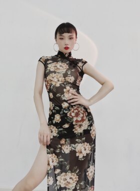 soso多情种原创富贵网纱古典舞