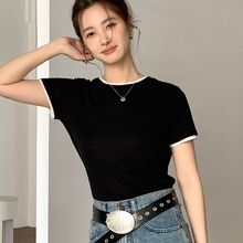 夏季纯棉短袖女上衣夏薄款轻奢高级感t恤夏2025新款爆款高级感