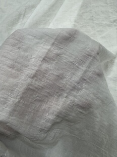 日产白色纯棉暗格盐缩宽120cm微透一米100克衬衫裙子手工9元半米