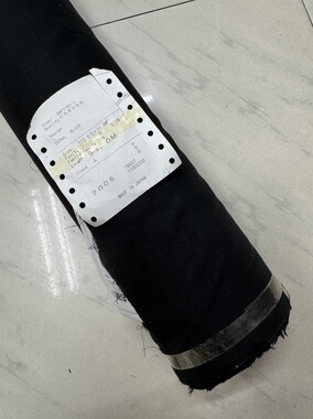 日产黑色纯棉高支棉宽112cm微透一米100克衬衫裙子内衬7.5元半米