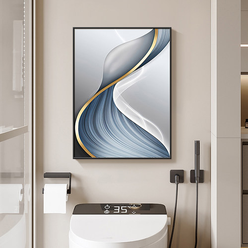 轻奢大气卫生间防水挂画