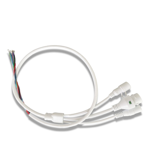 三头带复位网络摄像机摄像头尾线10芯雄迈天视通安佳网络模组