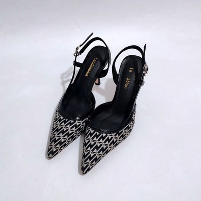 出口断码女鞋夏季尖头中空高跟鞋