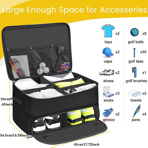 Golf supplies storage bag高尔夫用品收纳袋装鞋子衣服手提箱包