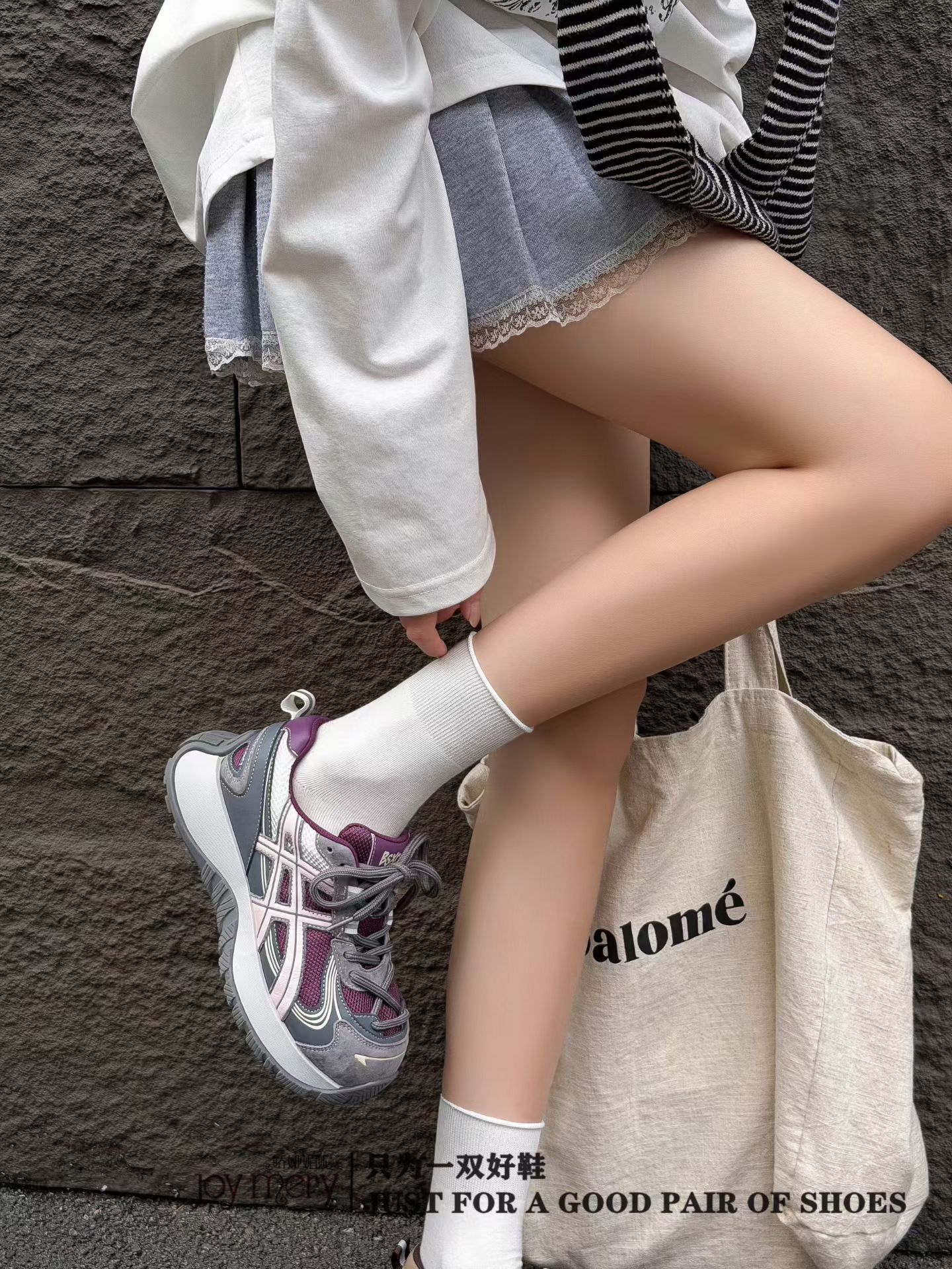 娇娅媚妮专柜正品2026新款牛皮厚底休闲运动鞋女百搭老爹鞋