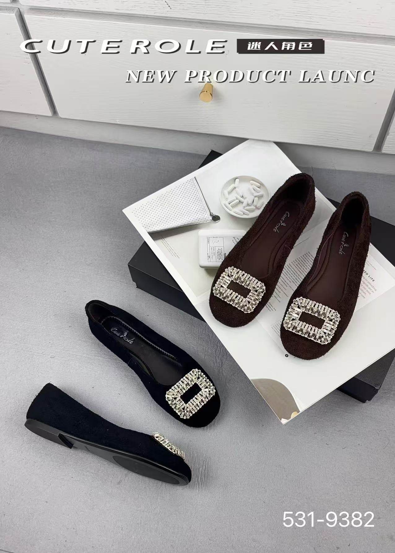 专柜正品迷人角色商场同步上新2025新羊皮方头钻扣韩版玛丽珍单鞋,女鞋,浅口单鞋,淘宝优惠券,粉丝福利购,淘宝优惠卷