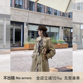 翻领风衣 errors 不出错 bi入 大牌感经典 2025秋新款