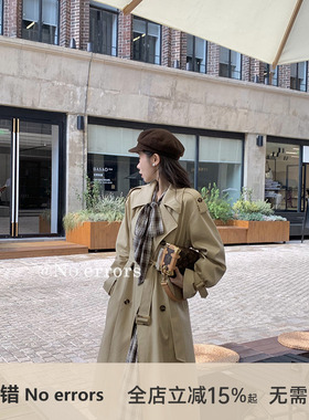 不出错 No errors【bi入！】大牌感经典翻领风衣 2025秋新款