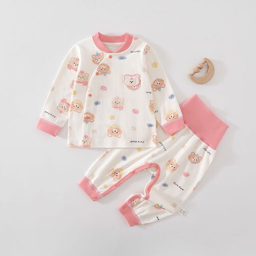 清仓婴幼儿纯棉护肚家居套装