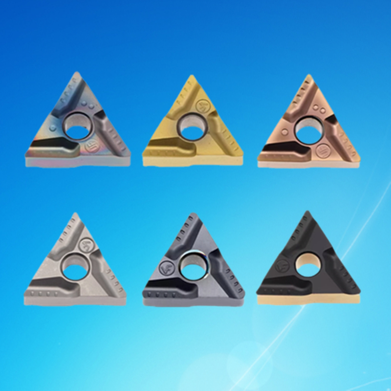 陶瓷高光数控刀片三角形开槽