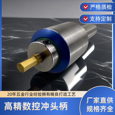 数控旋转六角冲头刀柄内六角孔冲销挤削冲压刀具柄冲孔头专用高精