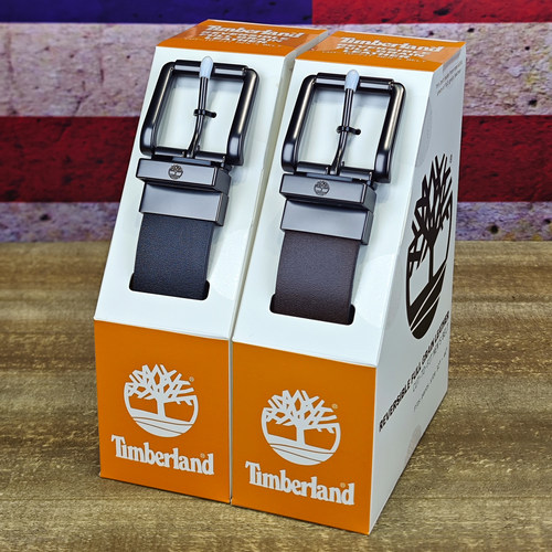 美国Timberland可裁剪双面腰带