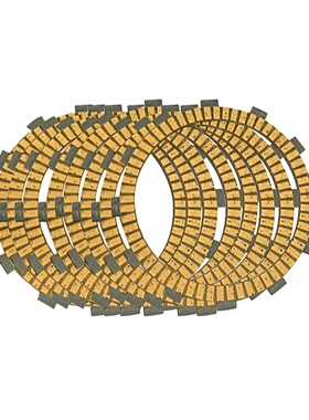 适用川崎火神400 VN400/750/800/900配件 纸基 离合片 离合器木片