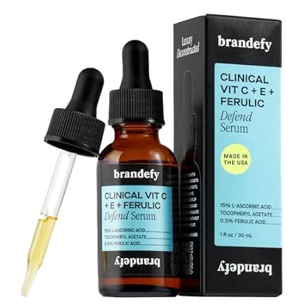 美国直邮 Brandefy Vitamin C Face Serum: 15% L. Ascorbic Acid