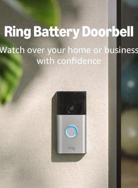 US直邮 Ring Battery Doorbell Home or business 环形电池门铃
