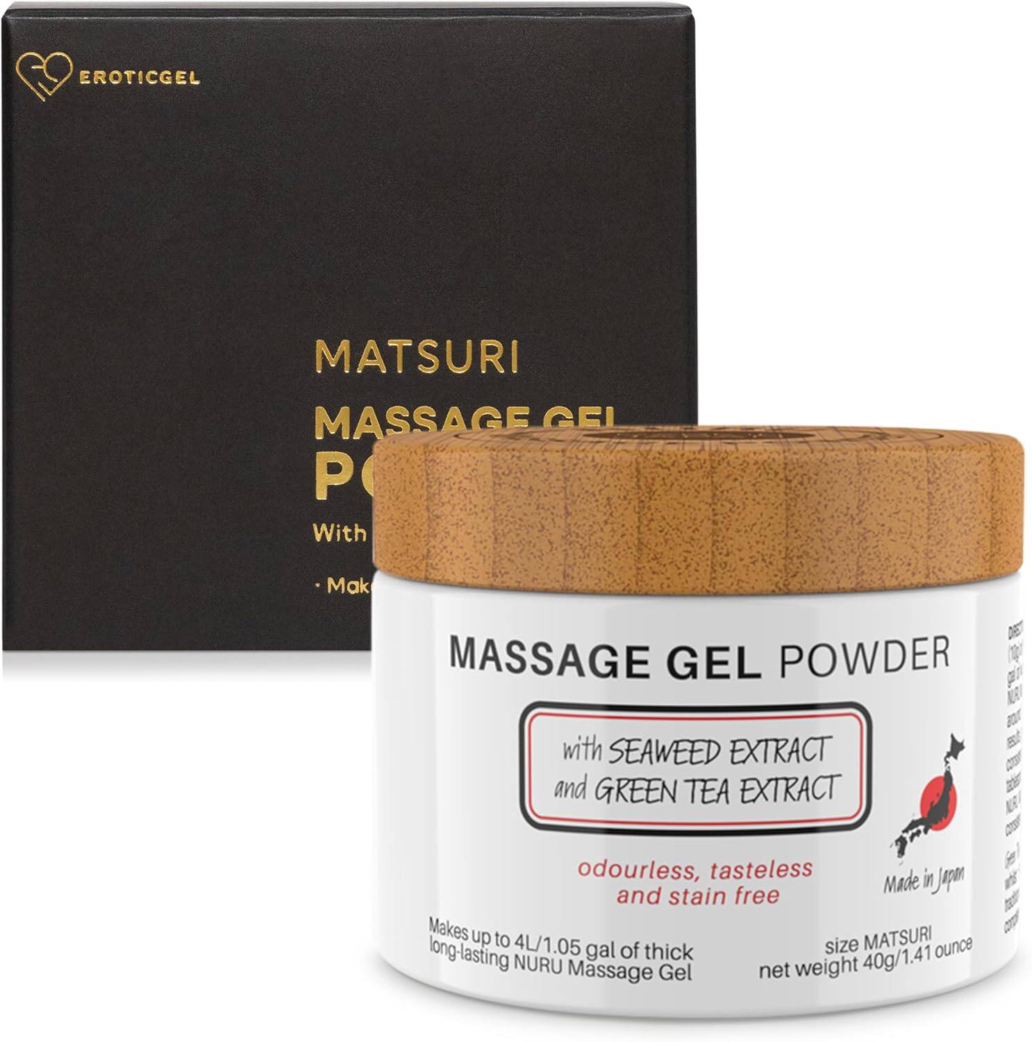 美国直邮 Japanese Nuru Massage Gel Powder日本按摩啫喱粉凝胶