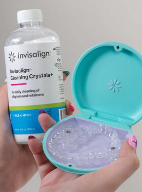 US直邮代购 Invisalign Cleaning Crystals+ Mint 隐适美清洁水晶