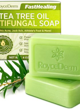 US直邮Roycederm Antifungal Antibacterial Tea Tree Soap茶树皂