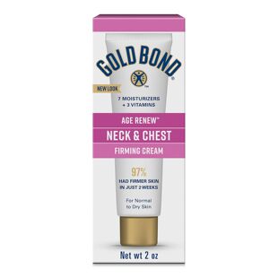 直邮 Gold Bond Age Renew颈部胸部紧致霜Clinically Tested Skin
