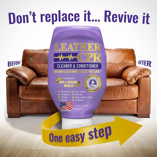 美国直邮 Leather CPR Cleaner & Conditioner修复和保护皮革家具