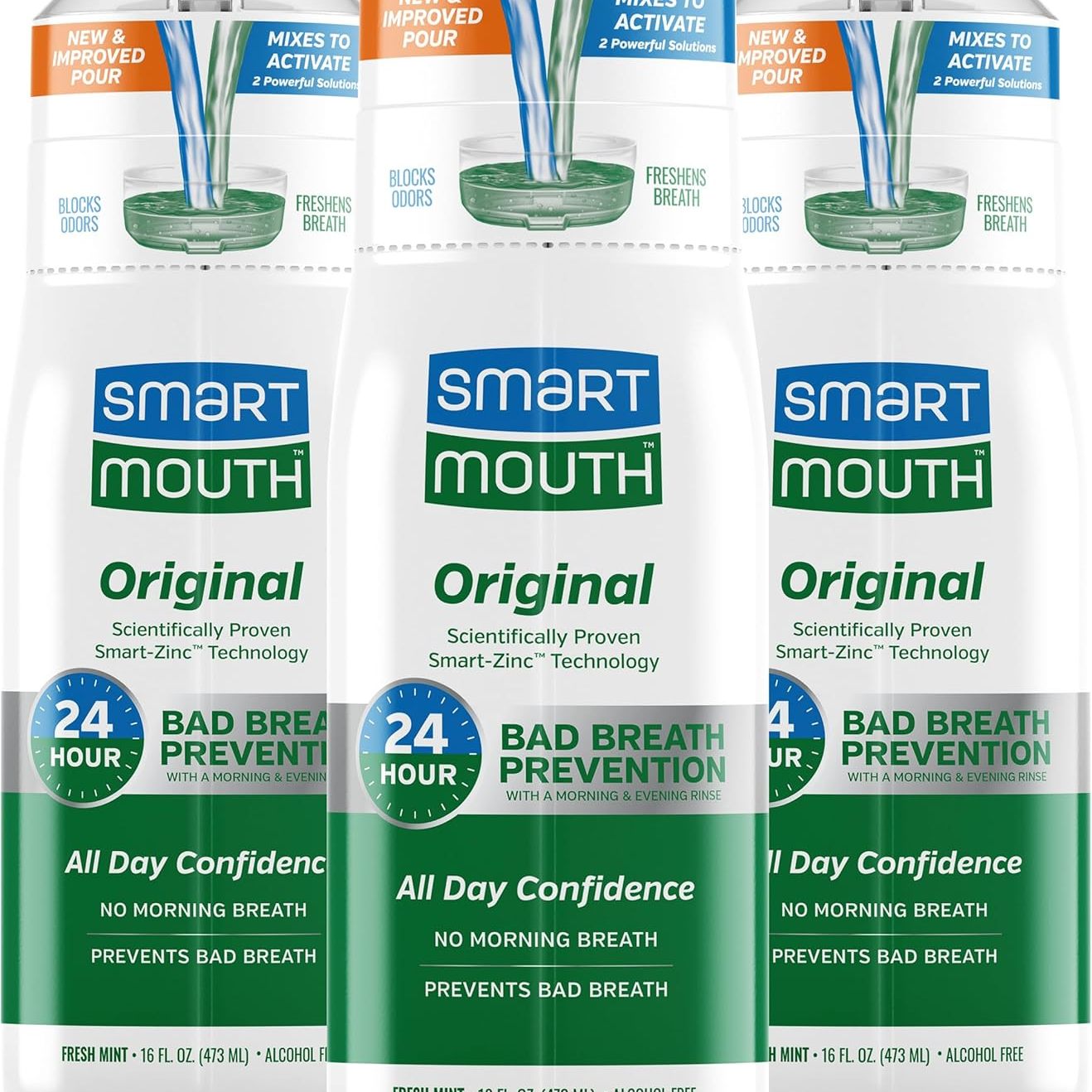 美国SmartMouth漱口水原味活性