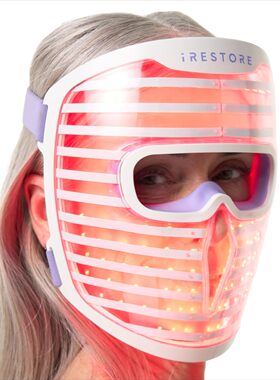 美国直邮 iRestore LED Face Mask 面膜年轻肌肤红光红蓝红外护肤