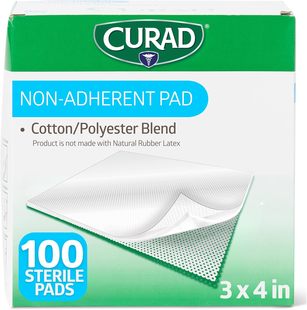 US直邮 CURAD Sterile Non-Adherent Pads gentle wound dressing
